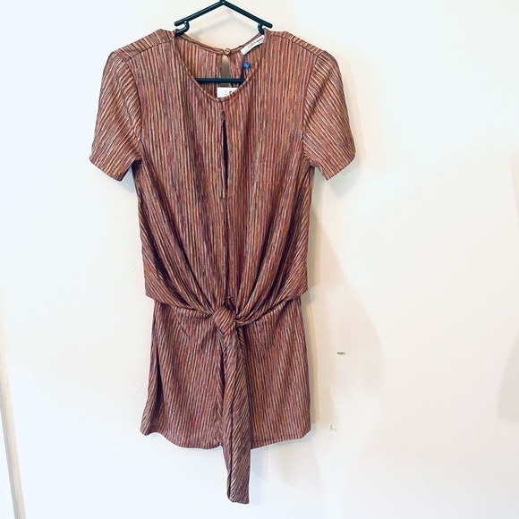 NWT ZARA Striped Multicolor Playsuit – Size S - Jumpsuit/Romper/Bodysuit - Picture 2 of 7